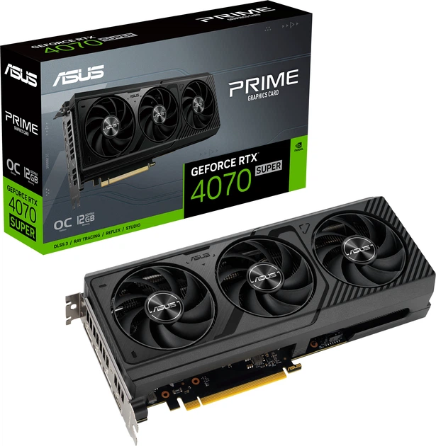 Видеокарта ASUS PCI-Ex GeForce RTX 4070 Super Prime OC Edition 12GB GDDR6X (192bit) (2550/21000) (HDMI, 3 x DisplayPort) (PRIME-RTX4070S-O12G) - Фото 11 Видеокарта ASUS PCI-Ex GeForce RTX 4070 Super Prime OC Edition 12GB GDDR6X (192bit) (2550/21000) (HDMI, 3 x DisplayPort) (PRIME-RTX4070S-O12G) - изображение 11