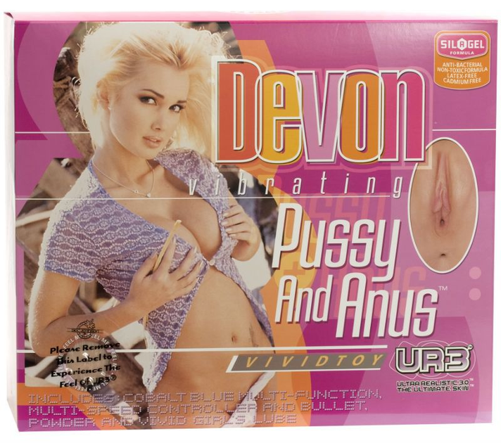 Вагіна Devon vibrating pussy and anus Ur3 (02216 трлн) - зображення 5