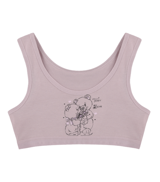 Топ для девочки с принтом Teddy Bear - Donella - 4571PB20 - 122-128 см - Светло-коричневый - Фото 1 Топ для девочки с принтом Teddy Bear - Donella - 4571PB20 - 122-128 см - Светло-коричневый - изображение 1