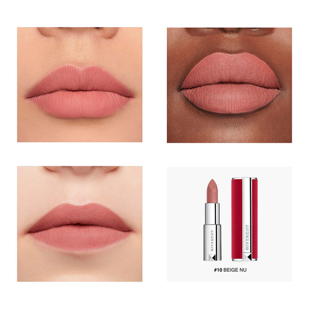 Помада для губ Givenchy Le Rouge Deep Velvet Matte N10 Beige Nu 3.4 г (3274872388406) - зображення 3