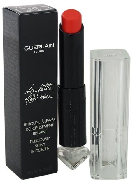 Помада для губ Guerlain La Petite Robe Noire 042 Fire Bow 2.8 г (3346470421455) - зображення 3