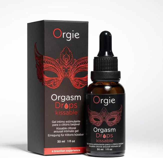 Возбуждающие капли для клитора Orgie Orgasm Drops Kissable со вкусом яблока и корицы, 30 мл (21618000000000000) - изображение 4