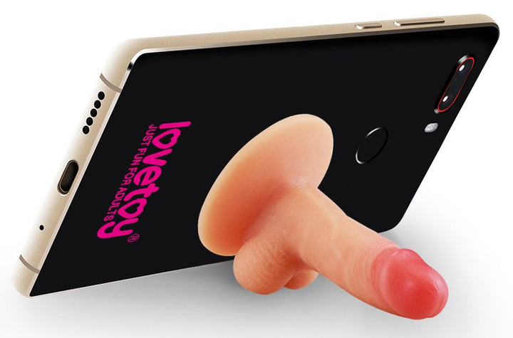 Фаллоимитатор-подставка для телефона или планшета Lovetoy Universal Pecker Stand Holder (20822000000000000) - изображение 1