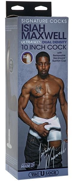 Фаллоимитатор Doc Johnson Signature Cocks - Isiah Maxwell 10" Ultraskyn Cock with Removable Vac-U-Lock Suction Cup (21924000000000000) - изображение 6