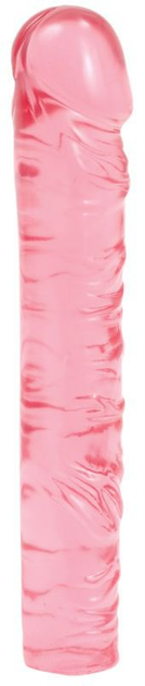 Фалоімітатор Doc Johnson Crystal Jellies Classic 10 inch колір червоний (+08656015000000000) - зображення 2