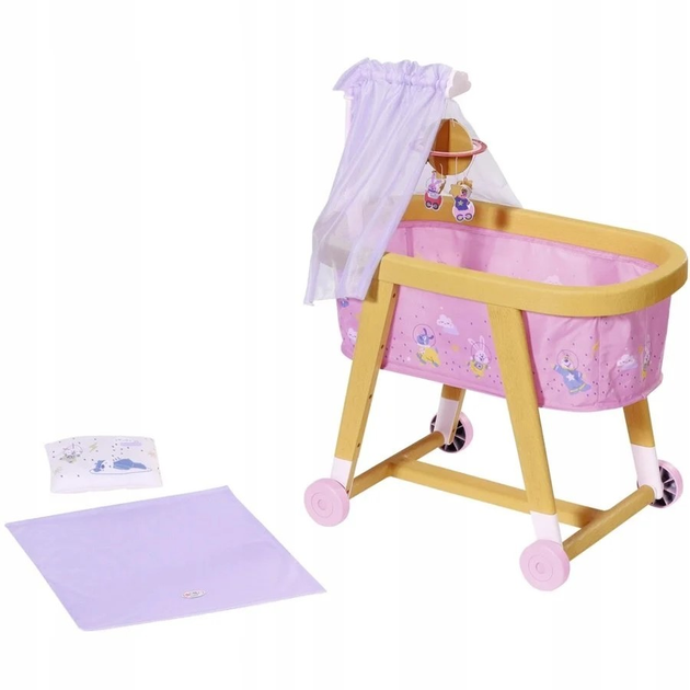 Kołyska łóżeczko dla lalek Baby born Zapf Creation 829981 (4001167829981) - obraz 5