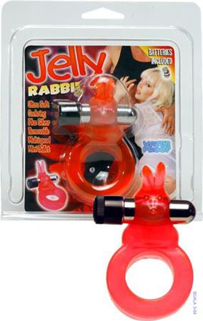 Кільце з вібратором Jelly Rabbit Cockring (02703000000000000) - зображення 3