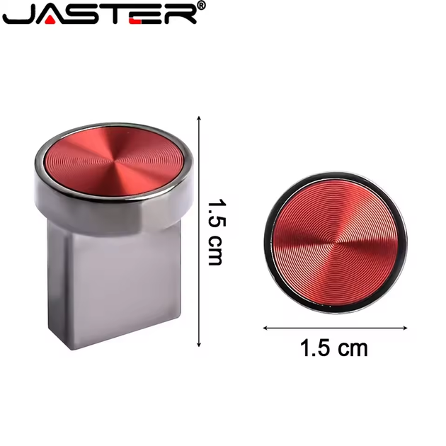 Флешка мини кнопка Jaster USB 2.0 64 Gb - изображение 2