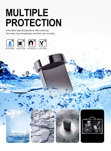 Флешка мини кнопка Jaster USB 2.0 64 Gb - изображение 5