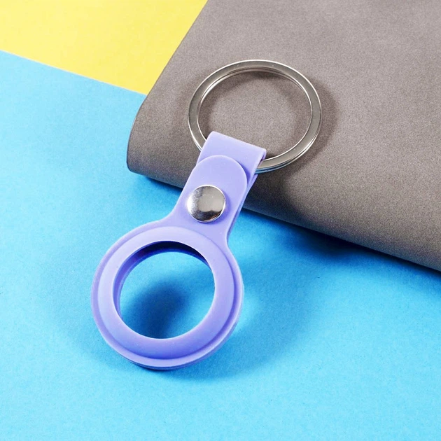 Чехол для Apple AirTag Silicone Key Ring (Purple) HC [61738] - изображение 6