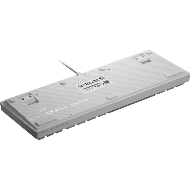 Клавіатура Hator Rockfall 2 Mecha Signature Edition USB Белый/Серый/Белый (HTK-521-WGW) [103447] - зображення 5
