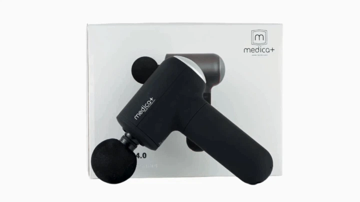 Перкусійний ручний масажер для тіла та м'язів Medica+ MassHand Pro 4.0 (Японія) White - зображення 2