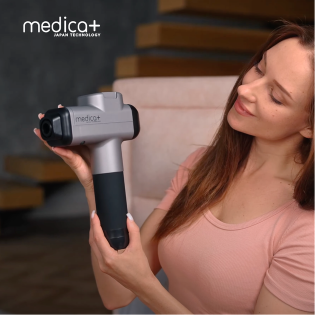 Перкусійний ручний масажер для тіла та м'язів MEDICA+ MassHand Pro 6.0 - зображення 2