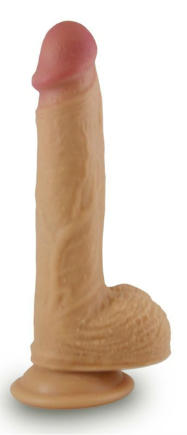 Фалоімітатор Lovetoy Dual-Layered Platinum Silicone Nature Cock 8.5 колір тілесний (19578026000000000) - зображення 2