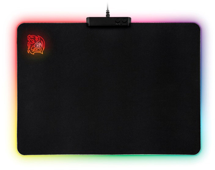 Podkładka gamingowa Ttesports Draconem RGB Cloth Edition Black (MP-DCM-RGBSMS-01) - obraz 1