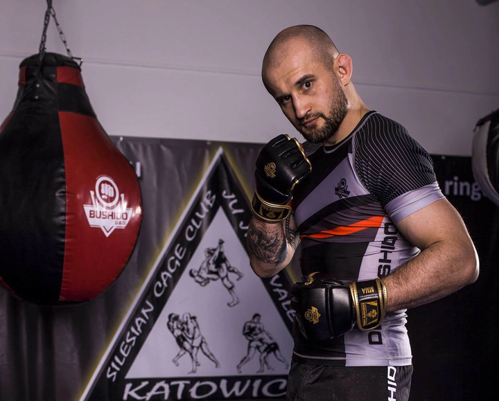 Rękawice MMA Bushido E1V8 rozmiar XL Black/Gold (5902539015959) - obraz 13