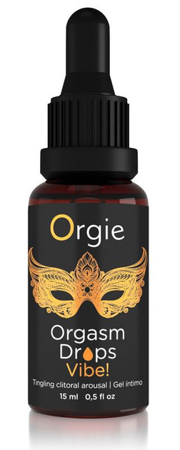 Клиторальные капли с вибрацией Orgie Orgasm Drops Vibe! 15 мл (22093000000000000) - изображение 5