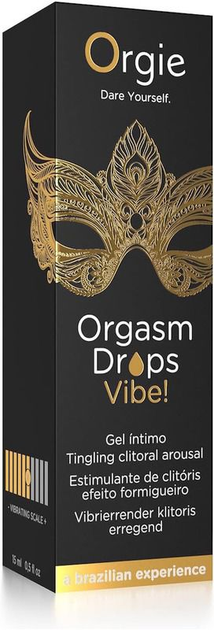 Клиторальные капли с вибрацией Orgie Orgasm Drops Vibe! 15 мл (22093000000000000) - изображение 10