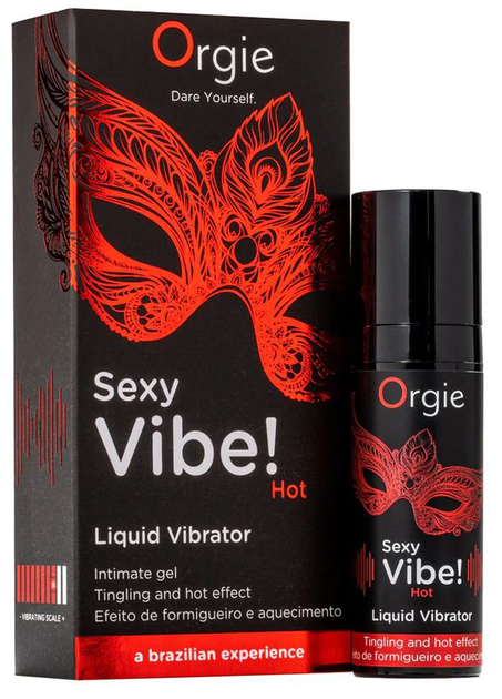 Рідкий вібратор Orgie Liquid Vibrator Hot, зігріваючий ефект 15 мл (21612 трлн) - зображення 1