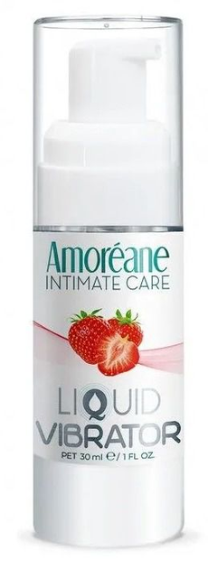 Жидкий вибратор Amoreane Love Med с разными вкусами, 30 мл вкус клубника (21631000000019000) - изображение 2