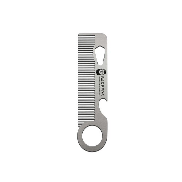 Металлическая расческа для бороды и волос Barbers Metal Comb (289464) - изображение 3