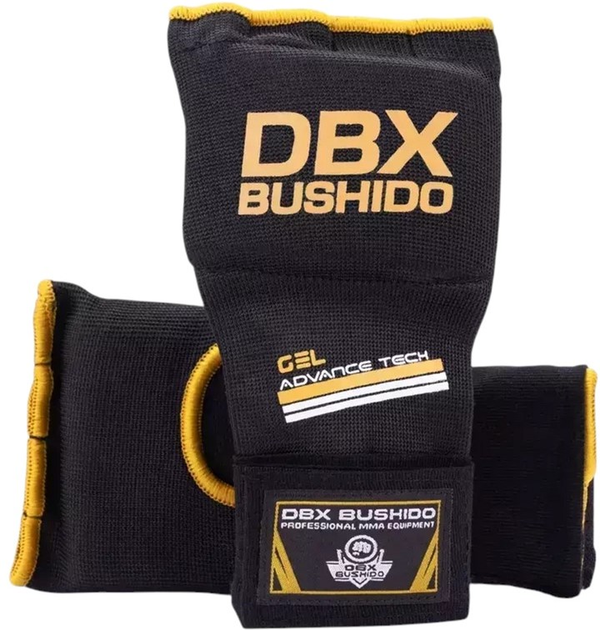 Rękawice owijki Bushido ARK-100017A S/M Black/Gold (5902539012064) - obraz 2