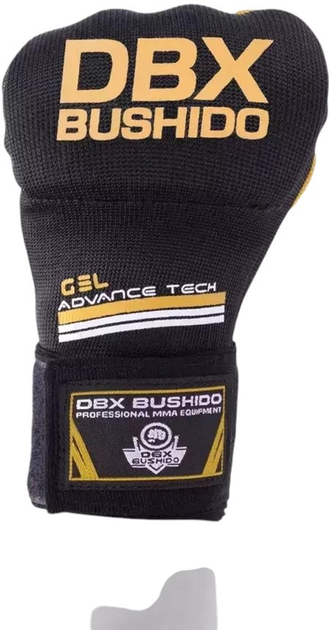 Бинти-рукавиці Bushido ARK-100017A L/XL Black/Gold (5902539012071) - зображення 7