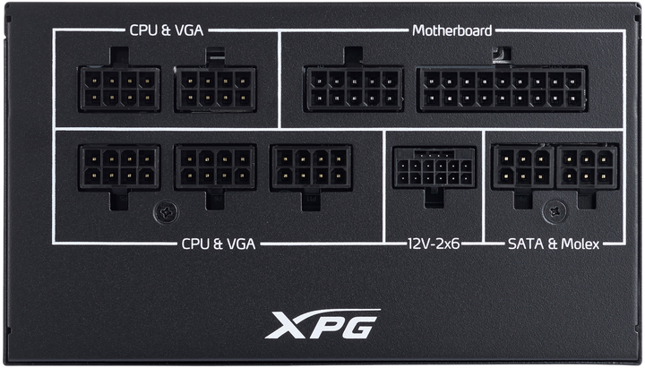 Блок живлення XPG CORE REACTOR II VE 750W Black (75261424) - зображення 5