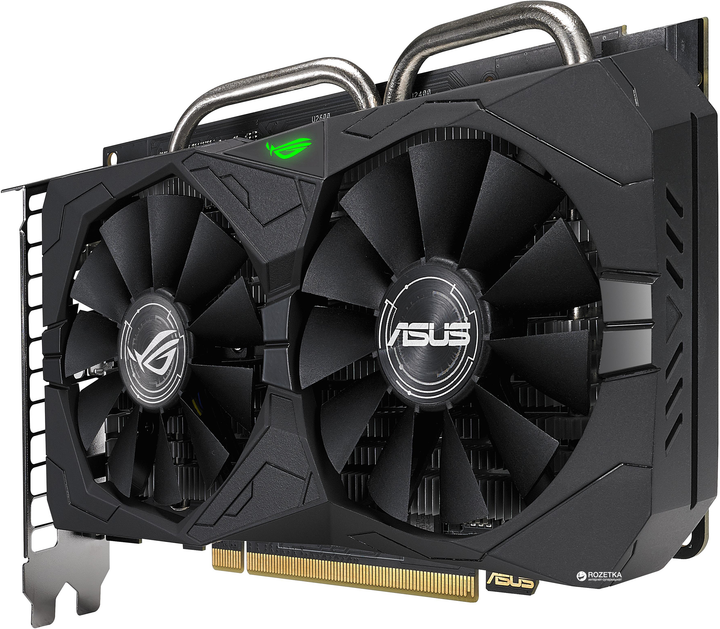 Відеокарта Asus PCI-Ex Radeon RX560 ROG Strix 4GB GDDR5 (128bit) (1275/7000) (DVI, HDMI, DisplayPort) (ROG-STRIX-RX560-4G-GAMING) - зображення 3