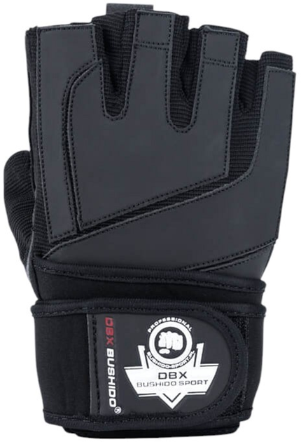 Рукавички для фітнесу Bushido GRIP-X WG-163 XL Black (5904639192028) - зображення 3