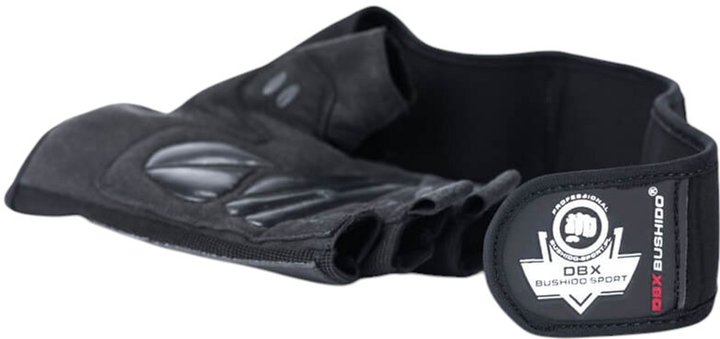 Рукавички для фітнесу Bushido GRIP-X WG-163 XL Black (5904639192028) - зображення 7