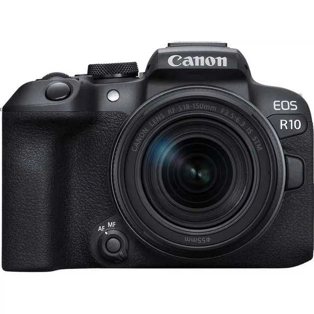 デジタルカメラ Canon EOS R10 RF-S 18-150mm STM KIT Canon EOS R10 Kit RF-S 18-150mm f3.5-6.3 IS STM (5331C048) купити