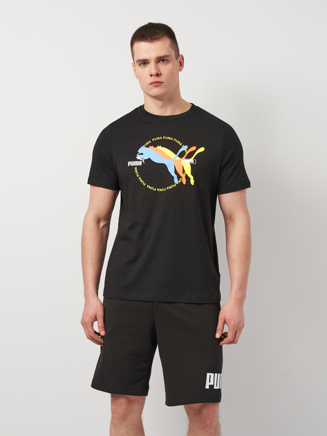 Футболка бавовняна довга чоловіча Puma Graphics Multiple Cat Logo Tee 68482601 L Black від Rozetka на платформі USKIDKA Акція на Футболка бавовняна довга чоловіча Puma Graphics Multiple Cat Logo Tee 68482601 L Black від Rozetka
