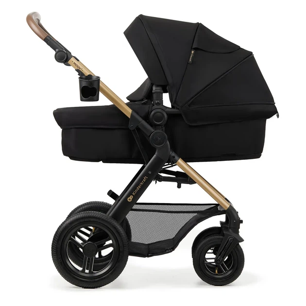 Универсальная коляска 3 в 1 Kinderkraft Moov 2 Air Pure Black (KSMOOV02BLK0000) - изображение 2