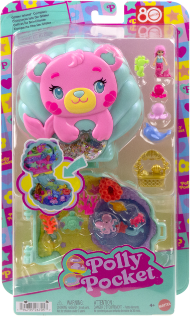 Zestaw do gry Polly Pocket Glitter Island JCB16 (194735267057) - obraz 2