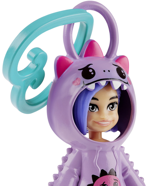 Zestaw do zabawy Polly Pocket Plush Doll Hoodie Buddy Dragon HRD62 (194735173976) - obraz 4