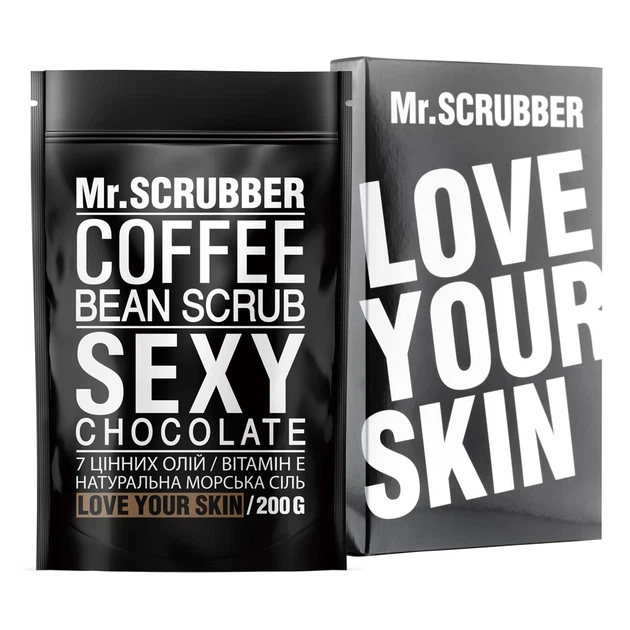 Кавовий скраб для тіла Mr.Scrubber Sexy Chocolate - Фото 1 Кавовий скраб для тіла Mr.Scrubber Sexy Chocolate - зображення 1