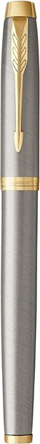 Zestaw Parker IM Brushed Metal GT Długopis + Długopis Rollerball Czarne (3026980932176) - obraz 2