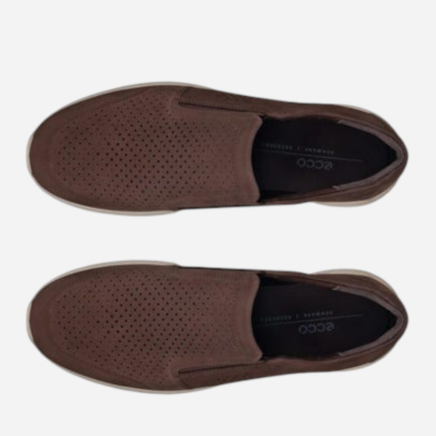 Buty wsuwane męskie ECCO Irving 51164402178 45 Brązowe (194890155510) - obraz 6