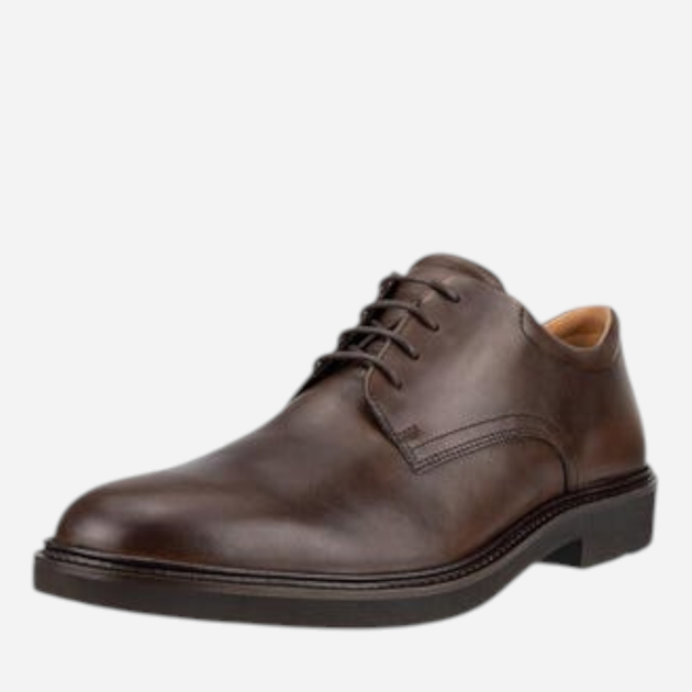 Buty derby męskie skórzane Ecco Metropole London 52560401482 46 Ciemnobrązowe (194891326636) - obraz 3