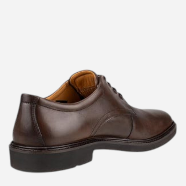Buty derby męskie skórzane Ecco Metropole London 52560401482 47 Ciemnobrązowe (194891326643) - obraz 4