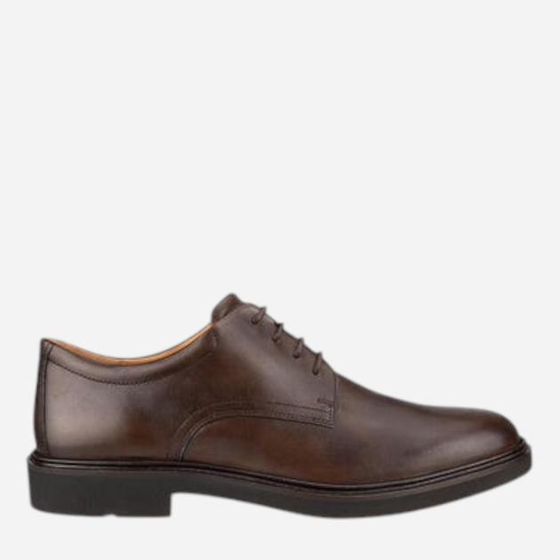 Buty derby męskie skórzane Ecco Metropole London 52560401482 47 Ciemnobrązowe (194891326643) - obraz 5