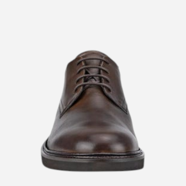 Buty derby męskie skórzane Ecco Metropole London 52560401482 47 Ciemnobrązowe (194891326643) - obraz 6