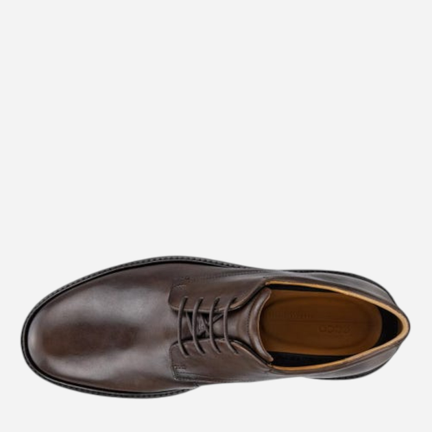Buty derby męskie skórzane Ecco Metropole London 52560401482 46 Ciemnobrązowe (194891326636) - obraz 8