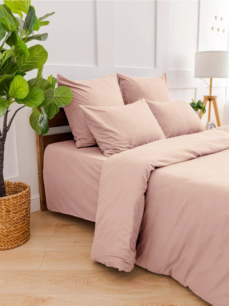 Акція на Набір Good-Dream підковдра 160х220 + 2 наволочки 50х70 microfiber Pudra від Rozetka