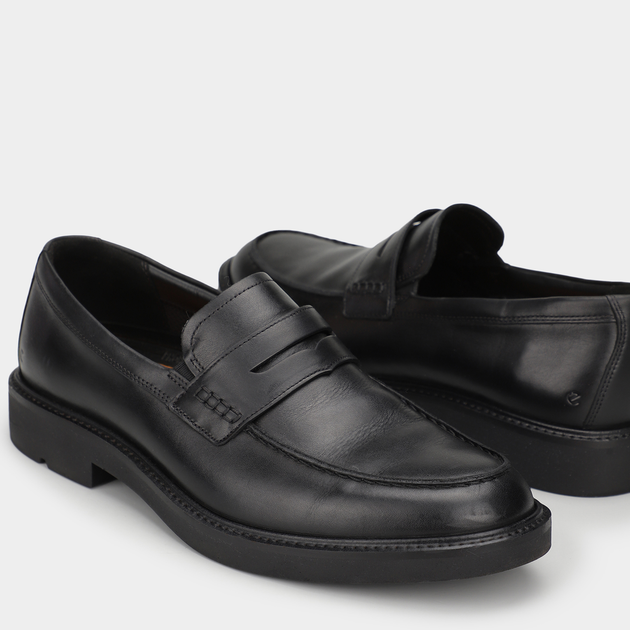 Loafersy męskie skórzane ECCO ecc525654-01001 43 Czarne (194891398985) - obraz 4