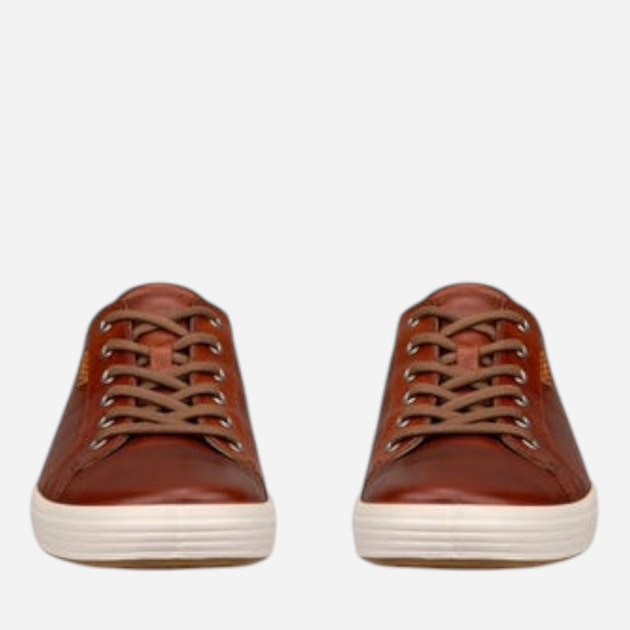 Sneakersy męskie skórzane do kostki Ecco Soft 7 M 43000401053 43 Brązowe (194891586542) - obraz 5