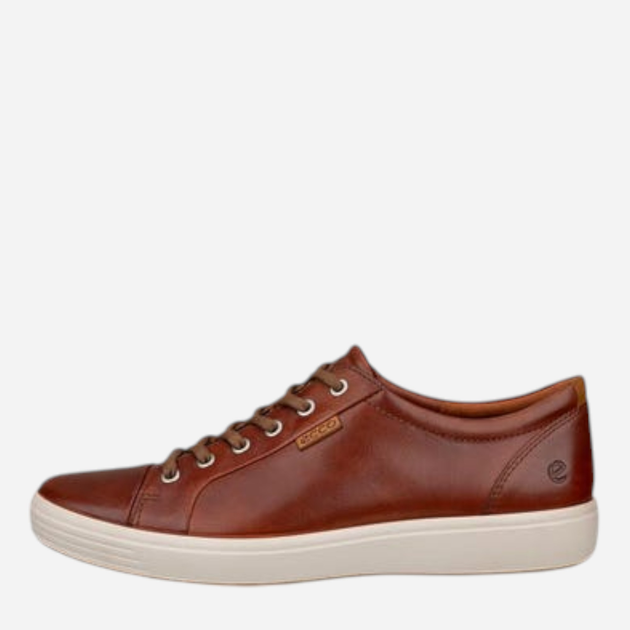 Чоловічі кеди низькі Ecco Soft 7 M 43000401053 47 Коричневі (194891586580) - зображення 1