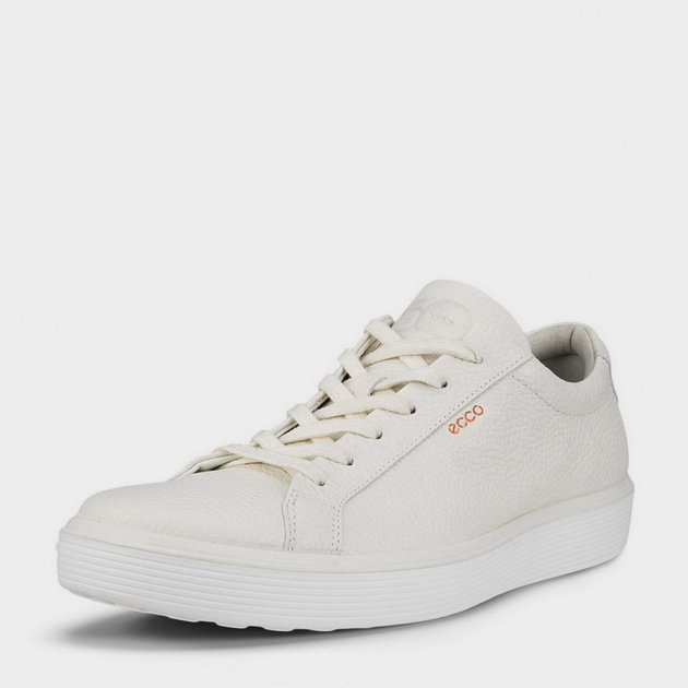 Sneakersy męskie skórzane do kostki Ecco Soft 60 M 58240401007 44 Białe (194891256070) - obraz 3