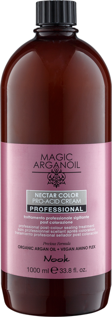 Крем для закрепления цвета NOOK MAGIC ARGANOIL Nectar Color, 1000 мл - Фото 1 Крем для закрепления цвета NOOK MAGIC ARGANOIL Nectar Color, 1000 мл - изображение 1